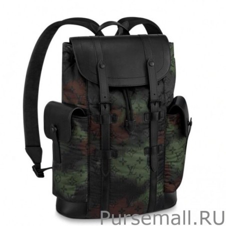 Cheap Christopher PM Backpack Monogram Camouflage M56411