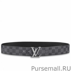 AAA+ LV Initiales 40MM Reversible Belt Damier Graphite M0213Q