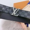 AAA+ LV Initiales 40MM Reversible Belt Damier Graphite M0213Q