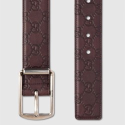 Replicas Gucci Guccissima Leather Belts With Rectangular Buckle 295331 AA60N 2019