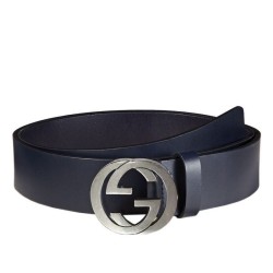 AAA+ Gucci Leather Belts With Interlocking G Buckle 368186 BGH0N 4009