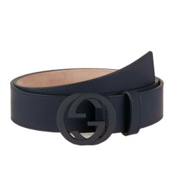 AAA+ Gucci Leather Belts With Interlocking G Buckle 368186 AF70V 4009
