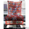 AAA+ Hermes Carriage Solitaire Cashmere Shawl 110 x 200 Orange