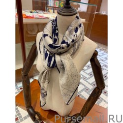 Knockoff Hermes Cashmere silk Shawl 140 Beige