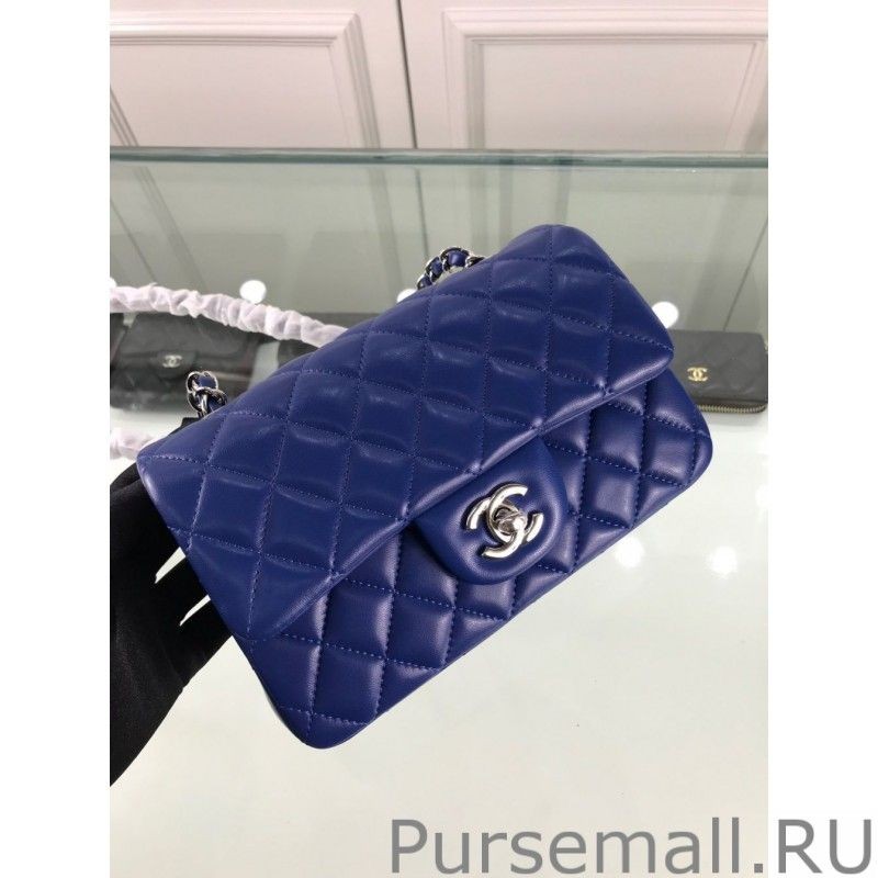 Top Quality Classic Flap Bag A1116 Dark Blue