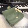 AAA+ Classic Flap Bag A1116 Green