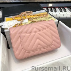 1:1 Mirror Classic Flap Bag A1116 Pink