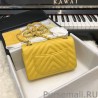 High Classic Flap Bag A1116 Yellow