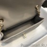 Cheap Classic Flap Bag A1117 Gray Gold Hardware