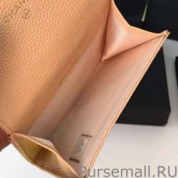 Fashion Classic Flap Coin Purse A31504 Apricot