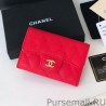 Top Quality Classic Flap Coin Purse A31504 Red