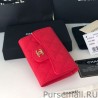 Top Quality Classic Flap Coin Purse A31504 Red