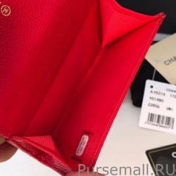 Top Quality Classic Flap Coin Purse A31504 Red