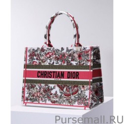 Replicas Christian Dior Small Dior Book Tote Peachblow