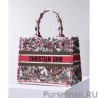 Replicas Christian Dior Small Dior Book Tote Peachblow