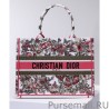 Replicas Christian Dior Small Dior Book Tote Peachblow