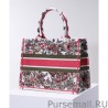 Replicas Christian Dior Small Dior Book Tote Peachblow