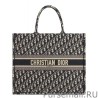 Best Christian Dior Book Tote bag M1286 Dark Blue