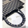 Best Christian Dior Book Tote bag M1286 Dark Blue