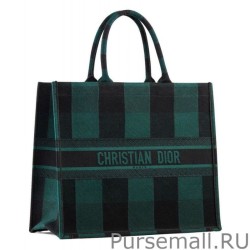 7 Star Christian Dior Book Tote Bag Green
