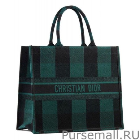 7 Star Christian Dior Book Tote Bag Green