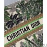 7 Star Christian Dior Book Tote Bag In Embroidered Canvas Green