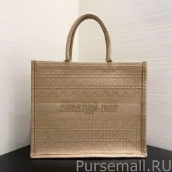 High Christian Dior Book Tote bag M1286 Apricot