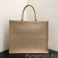 High Christian Dior Book Tote bag M1286 Apricot