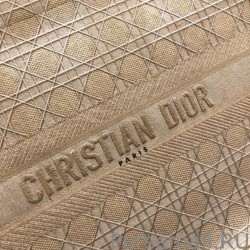 High Christian Dior Book Tote bag M1286 Apricot