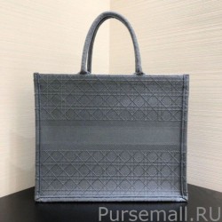 Top Christian Dior Book Tote bag M1286 Blue