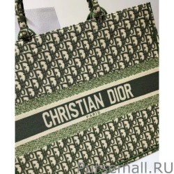 Cheap Christian Dior Book Tote bag M1286 Green