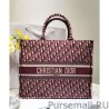 UK Christian Dior Book Tote bag M1286 Red