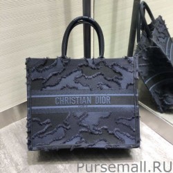 Cheap Christian Dior Oversize Book Tote Shopping bag Dark Blue