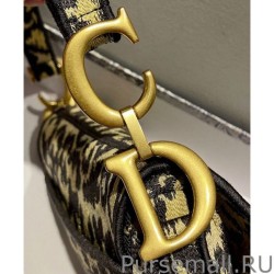 Fashion Christian Dior Saddle Bag Coffee