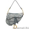 Perfect Christian Dior Saddle Bag Gray