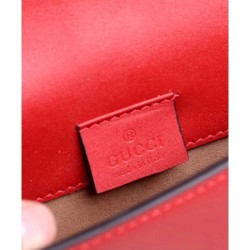 Copy Sylvie Leather Mini Chain Bag 494646 Red