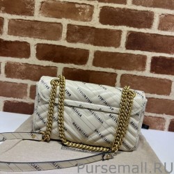 AAA+ The Hacker Project small GG Marmont bag 443497 Cream