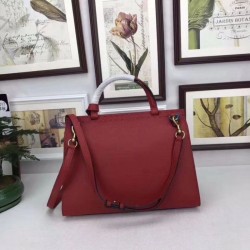 Perfect GG Marmont leather top handle bag 42189 Red