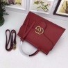 Perfect GG Marmont leather top handle bag 42189 Red
