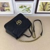 High Quality GG Marmont Small Top Handle Bag 498110 Black