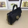 High Quality GG Marmont Small Top Handle Bag 498110 Black