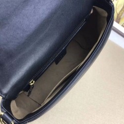 High Quality GG Marmont Small Top Handle Bag 498110 Black