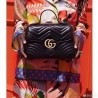 High Quality GG Marmont Small Top Handle Bag 498110 Black