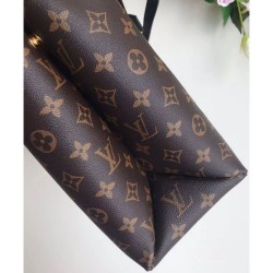 Replicas Flower Tote Monogram Canvas M43550 Black