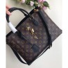 Replicas Flower Tote Monogram Canvas M43550 Black