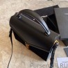 Best YSL Saint Laurent Cassandra Medium Top Handle Bag Black