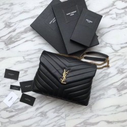 High Quality YSL Saint Laurent Classic Large Envelope Bag Golden Hardware