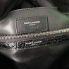 Top YSL Saint Laurent Envelope Bag in Crocodile Pattern Black