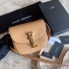 Top YSL Saint Laurent Kaia Small Satchel Bag Brown