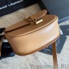 Top YSL Saint Laurent Kaia Small Satchel Bag Brown